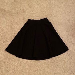 Black flowy skirt